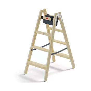 Scară cu trepte cu două fețe Hailo Master H80 2 x 4 trepte
