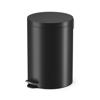 Coș de gunoi cu pedală Hailo Selekta M 20 L, negru mat