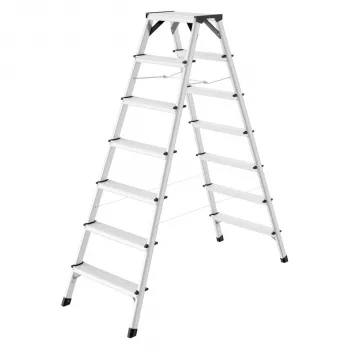 Scară dublă Hailo D60 StandardLine 2x7 trepte
