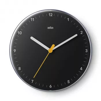Braun BC 26 B Ceas de perete cu cuarț negru (67682)