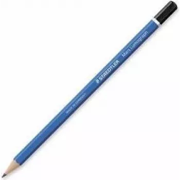 Creion Staedtler Mars Lumograph 100-3B, 3B, hexagonal, albastru, 2 mm