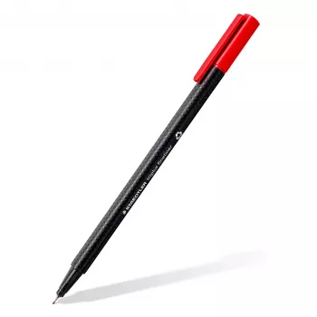 Fineliner STAEDTLER Triplus 0,3 mm negru, pachet de 4
