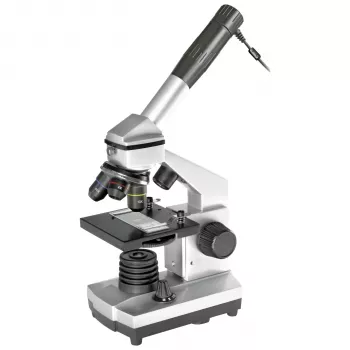 Set de microscop Bresser Junior - Microscop digital cu transmisie - Monocular - 40x-1024x