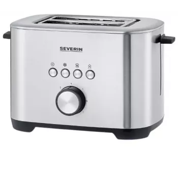 SEVERIN AT 2620 Prăjitor de pâine 800 W 2 fante argintiu/negru