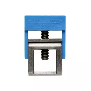 Clemă cu arc de tracțiune Weidmüller ZB 4K, albastră, lungime 20 mm, lățime 6 mm