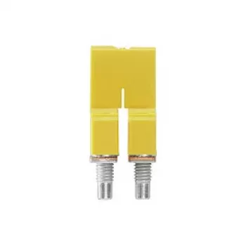 Conector transversal Weidmüller WQV 4/2, 2 poli, 4 mm², galben, 50 bucăți