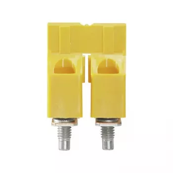 Conector transversal Weidmüller WQV 16/2 - 50 bucăți - poliamidă - galben - de la -60 la 130 °C - V0