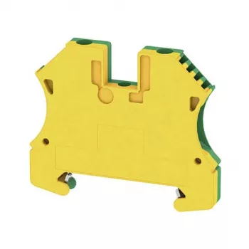 Bornă de împământare Weidmüller WPE 4 4mm² conexiune cu șurub montaj direct