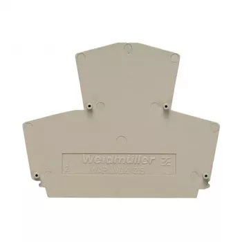 Placă de capăt Weidmüller WAP WDK2.5 - 20 buc. - Wemid - bej - de la -50 la 120 °C - V0