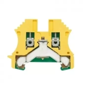 Bornă cu conexiune cu șurub Weidmüller 1010000000, 2,5 mm², 800 V, 24 A, bej închis