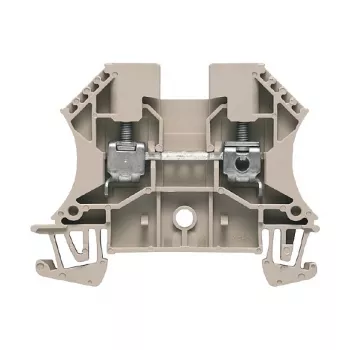 Bornă de trecere Weidmüller, conexiune cu șurub, 4 mm², 32 A, 800 V, bej, montaj pe șină DIN, 100 buc.