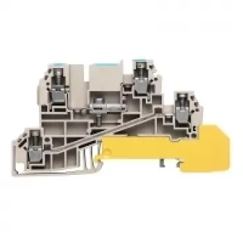 Bornă de trecere Weidmüller, conexiune cu șurub, 2,5 mm², 500 V, 24 A, bej, 50 buc.