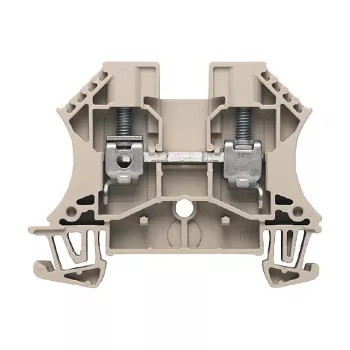 Bornă de trecere Weidmüller, conexiune cu șurub, 800 V, 41 A, 6 mm², bej, 100 buc.