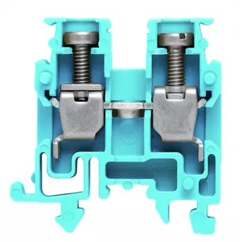 Bornă de trecere Weidmüller AKZ 2.5 BL, albastru, conexiune cu șurub, 2,5 mm², 800 V, 24 A