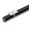 Weidmüller WKM 18/43 Clip-on Wire Marker, Black, Polypropylene, 11.5 mm, 100 Pieces
