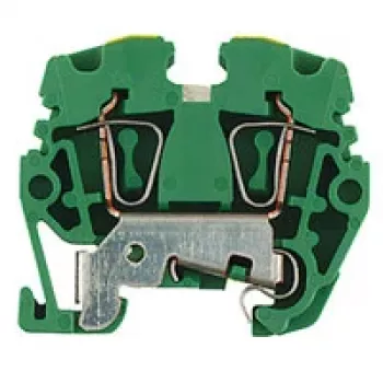 Bornă de protecție la pământ Weidmüller ZPEA 2.5-2, 2,5 mm², verde/galben