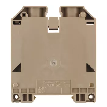 Bornă Weidmüller 9512190000 - bej - 70 mm² - 192 A - 85 mm - 119,233 g - 10 bucăți