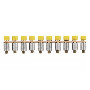 Conector transversal Weidmüller Q 10 WDL2.5S, 10 poli, gri