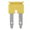Conector transversal Weidmüller ZQV 16/2, 2 poli, 16 mm², galben, 25 bucăți