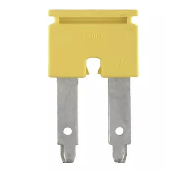 Conector transversal Weidmüller ZQV 16/2, 2 poli, 16 mm², galben, 25 bucăți