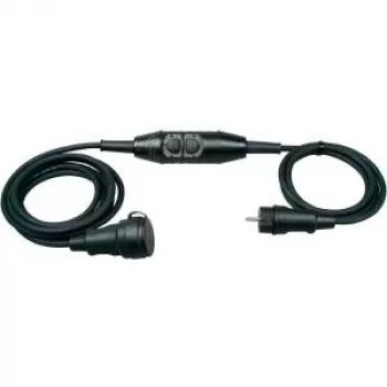 Prelungitor de alimentare HEINRICH KOPP 1,5 m negru cu PRCD-S K (1438.0001.5)