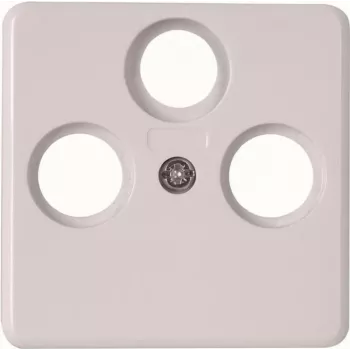 Placă de acoperire pentru priză de antenă Heinrich Kopp Objekt 2002 TV/RF/Sat Alpine White