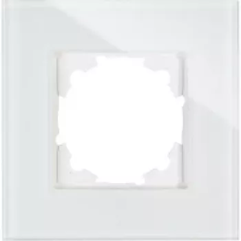 Ramă de acoperire HEINRICH KOPP 1 modul ATHENIS alb lucios 405302008