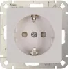 Priză Schuko Heinrich Kopp HK02 cu protecție sporită la atingere, alb polar