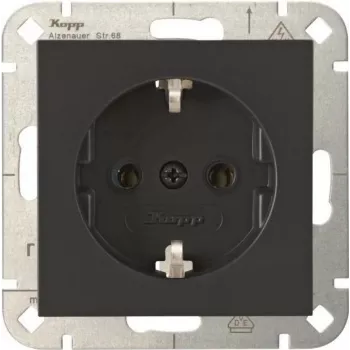 Inserție priză Schuko HEINRICH KOPP HK 07 antracit 949315006