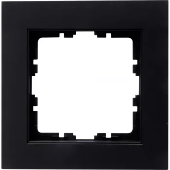 Ramă de acoperire Heinrich Kopp HK07 1 modul negru mat