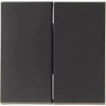 Capac basculant dublu montaj aparent Heinrich Kopp HK07 negru mat