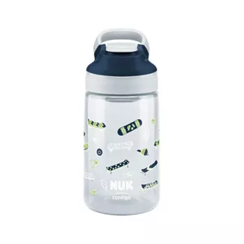 Cană cu pai NUK Contigo Sippy Cup PP 420ml Skater sticla de băut pentru copii