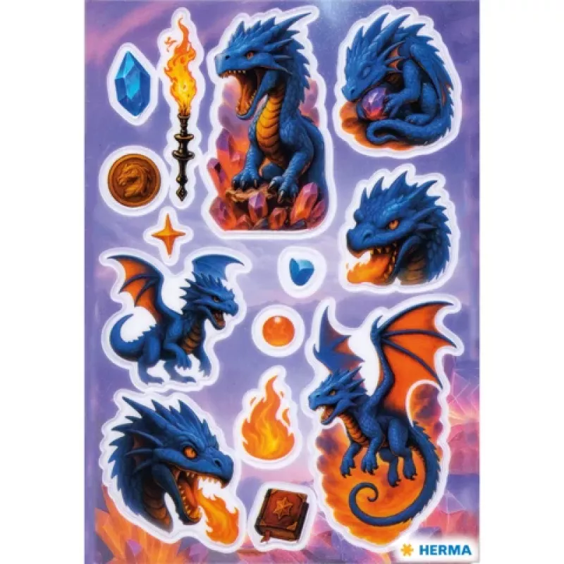 Autocolant HERMA MAGIC Dragon Transpuffy (15795)