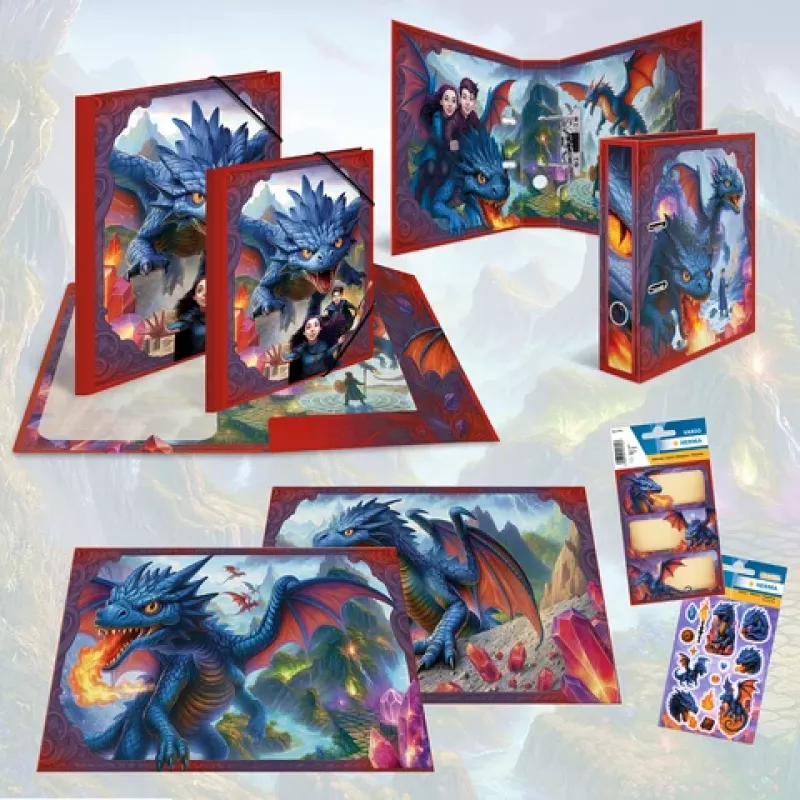 Autocolant HERMA MAGIC Dragon Transpuffy (15795)