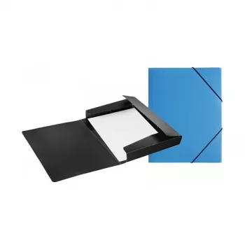 Mapă de prezentare PAGNA PP 12 A4 polipropilenă neagră format orizontal nasture