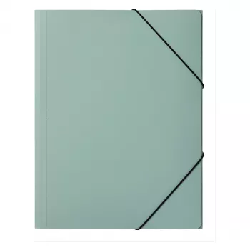 Mapă cu elastic la colțuri PAGNA Pastell eco DIN A4 PP verde pastel pentru documente în format A4