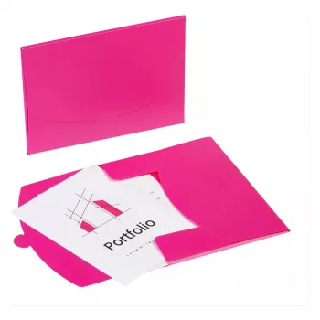 PAGNA Document Wallet DIN A4 Pink Smooth 0.43 mm