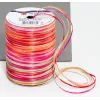 Panglică cadou C.E. PATTBERG Raffia mată roz/roșu/portocaliu/verde 3,0 mm x 50,0 m