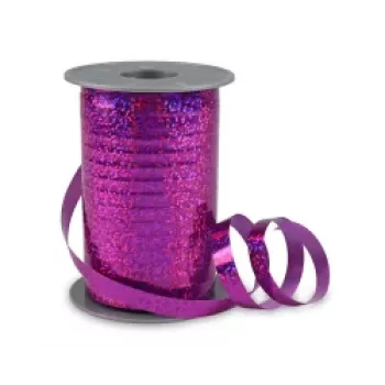 Panglică cadou C.E. PATTBERG HOLLY, magenta, poliester/polipropilenă, 200 m x 10 mm, 1 rolă, made in Germania