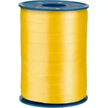 Panglică cadou C.E. PATTBERG AMERICA mată galben 10 mm x 250 m