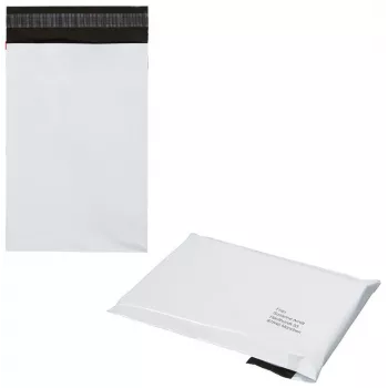 Plicuri polietylen Vereinigte Papierwarenfabriken Poly Mailer Classic Light DIN B5 albe 100 bucăți