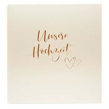 Goldbuch Herzklopfen Album foto nuntă 30x31 cm 60 pagini albe model 08174
