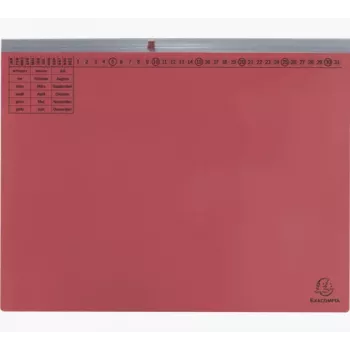 Exacompta 370103B Mapă de colecție A4 roșu carton 320 g/m²