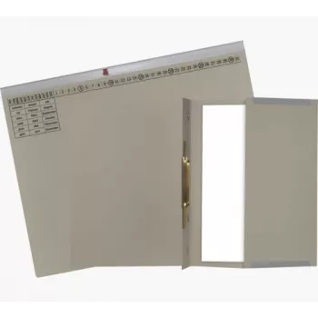 Exacompta 370110B Dosar clasic - Carton - Gri - 320 g/m² - 265 x 316 mm