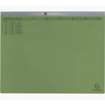 Exacompta 370125B Dosar clasic - Carton - Verde - 320 g/m² - 265 mm - 316 mm