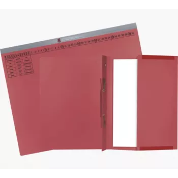 Exacompta 370203B Dosar clasic - Carton - Roșu - 320 g/m² - 265 x 316 mm - A4