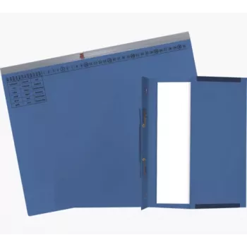 Exacompta 370207B Dosar clasic - Carton - Albastru - 320 gsm - 265 x 316 mm - A4