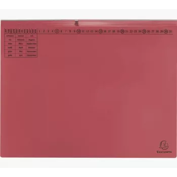 Exacompta 370303B Dosar de arhivare clasic - Carton - Roșu - 320 g/m² - 265 mm - 316 mm