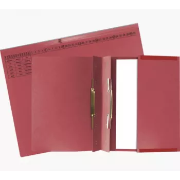 Exacompta 370303B Dosar de arhivare clasic - Carton - Roșu - 320 g/m² - 265 mm - 316 mm