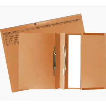 Exacompta 370309B Dosar cu elastic - A4 - Carton 320 g/m² - Portocaliu